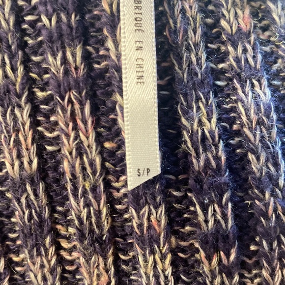 Free people long purple and white sweater - Picture 7 of 7